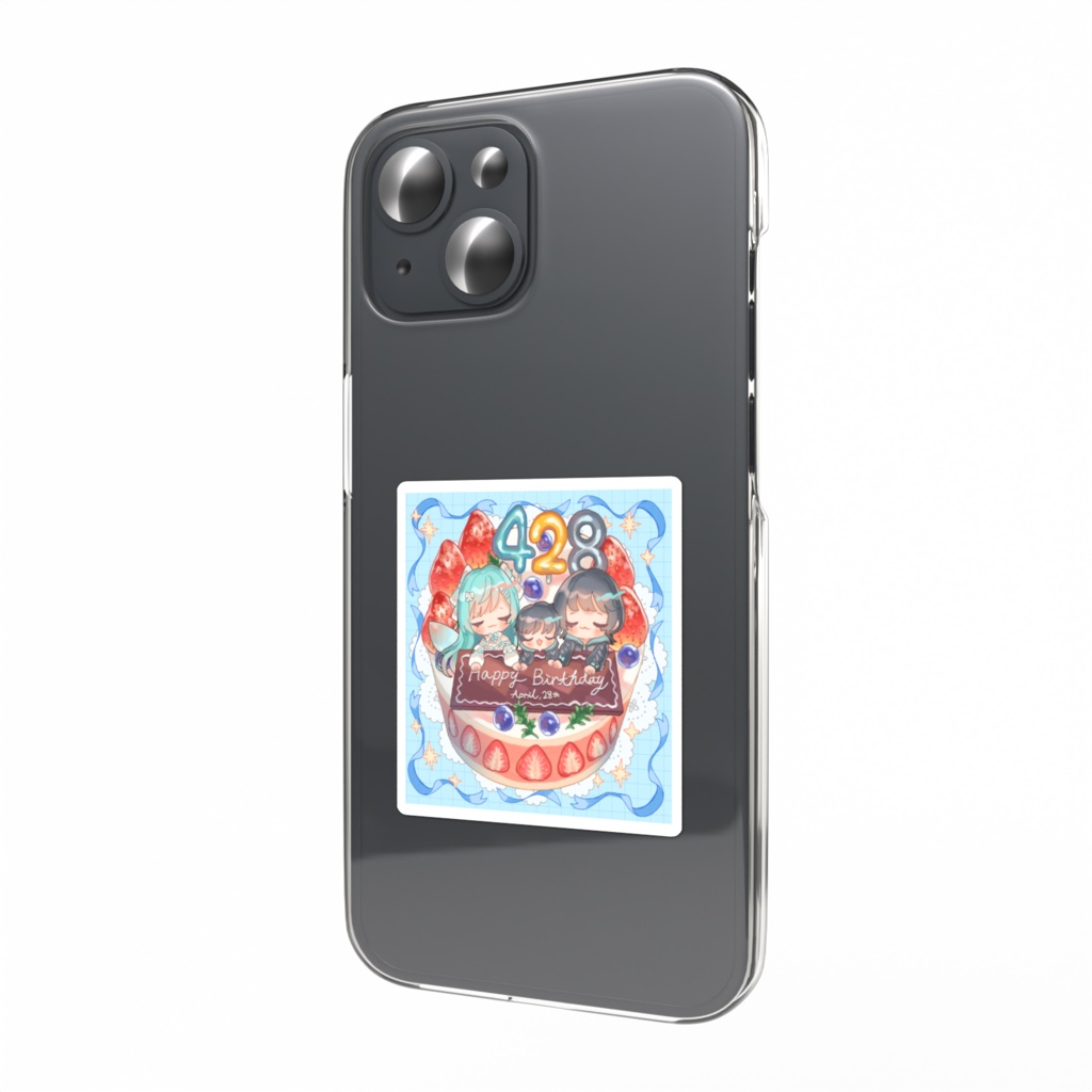 にとてと：スマホステッカー