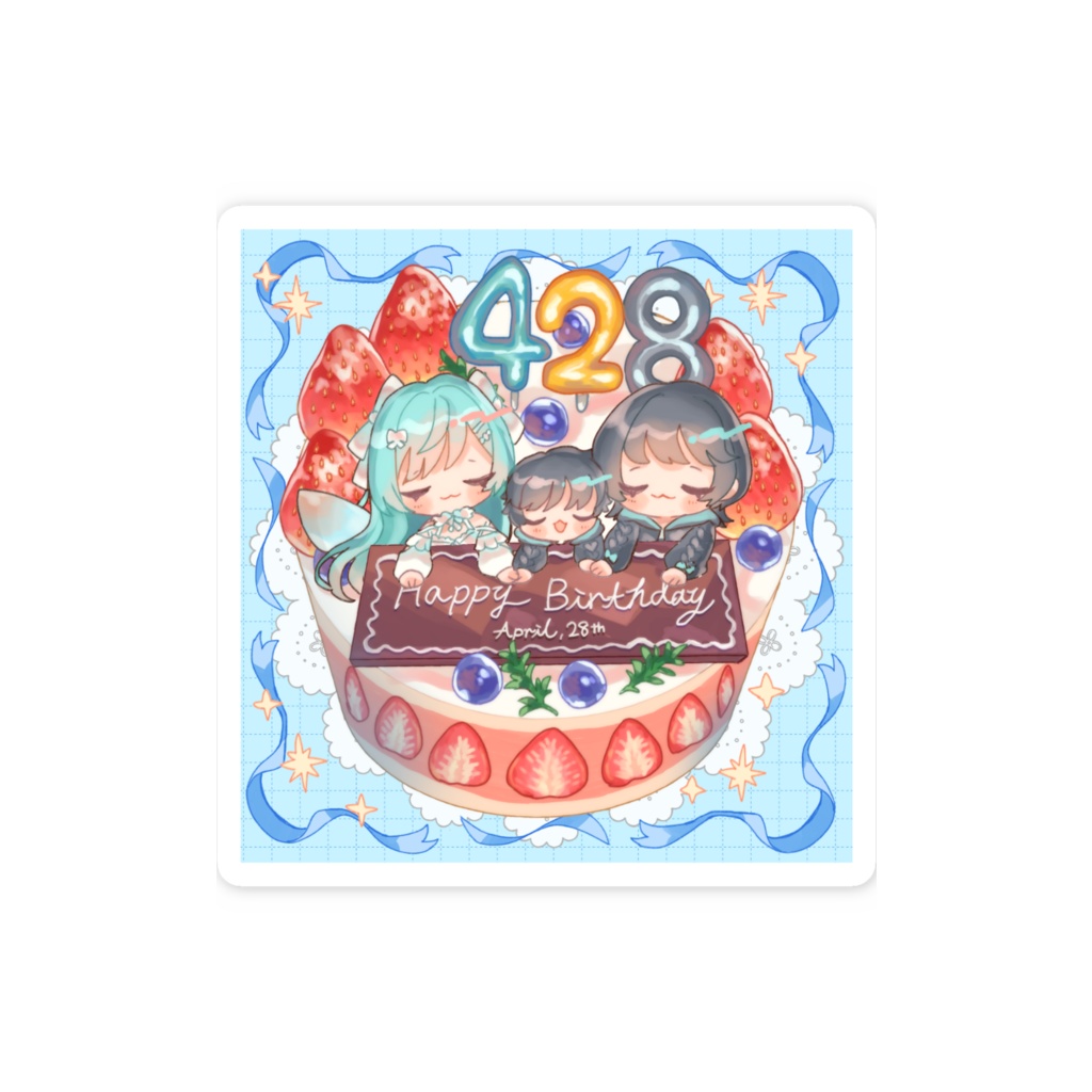 にとてと:スマホステッカー