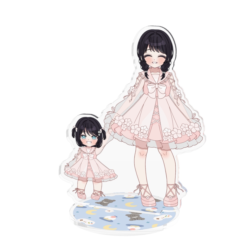 夜艶てと　４周年記念イラスト　アクリルフィギュア