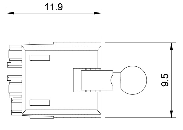 可動ハンドパーツ 「自由拳」(旧式)