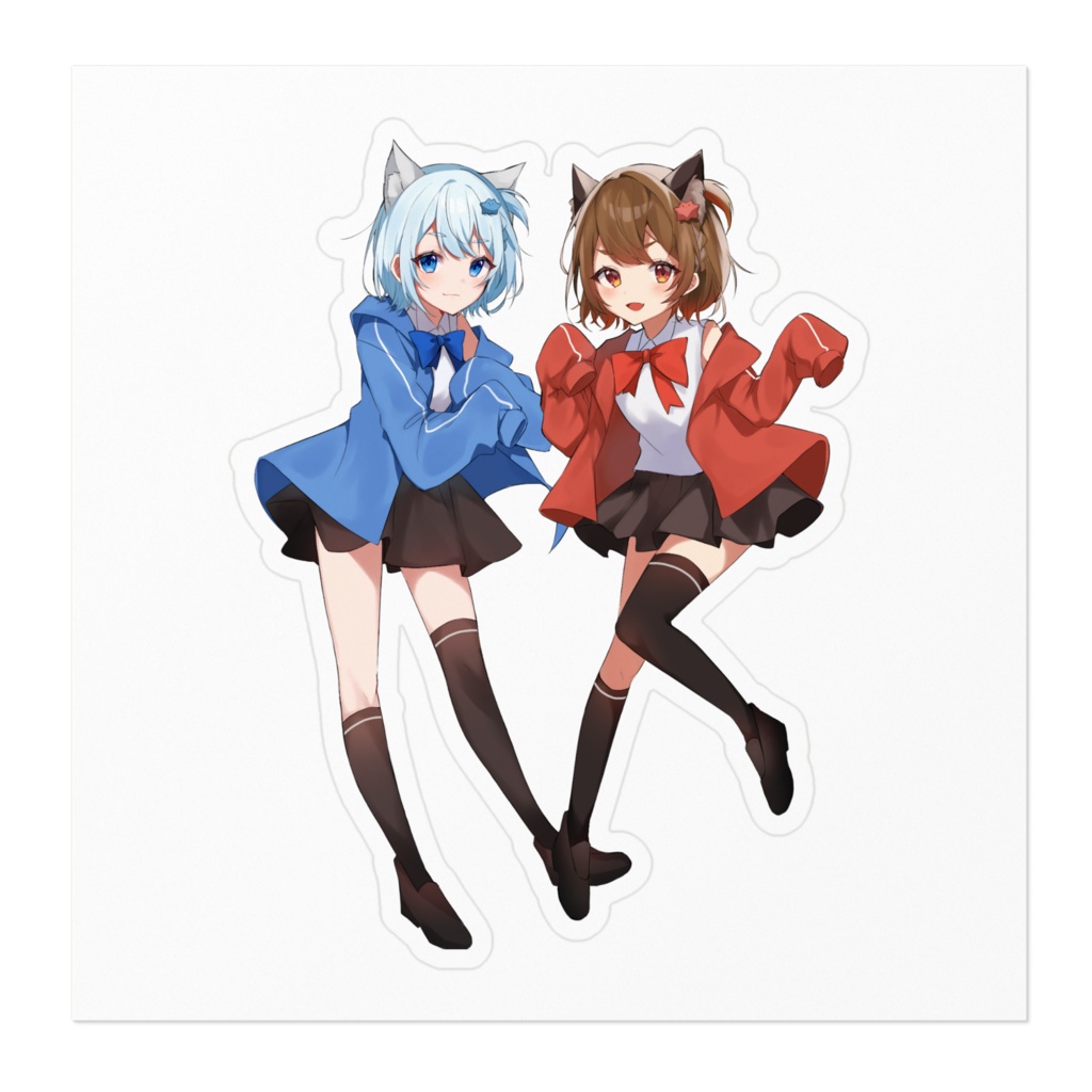 ゆんま等身ステッカー