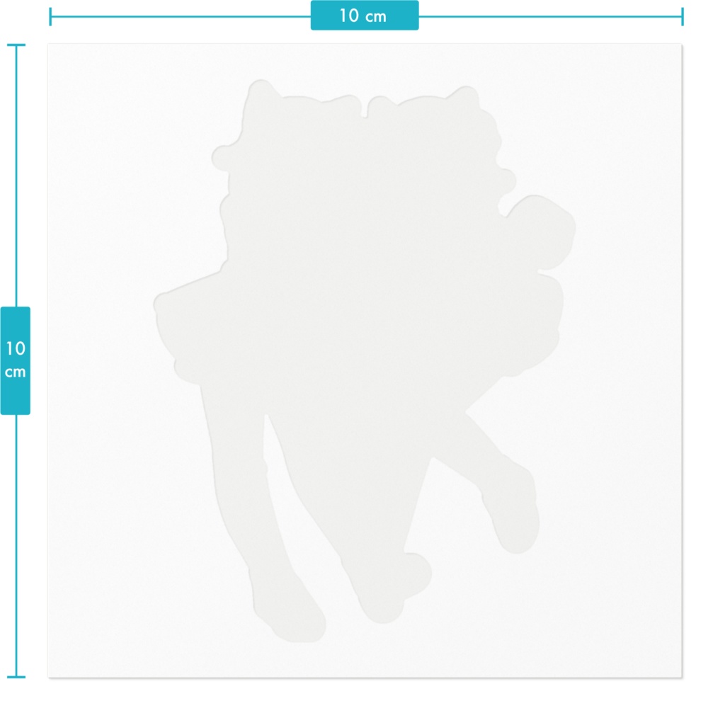ゆんま等身ステッカー