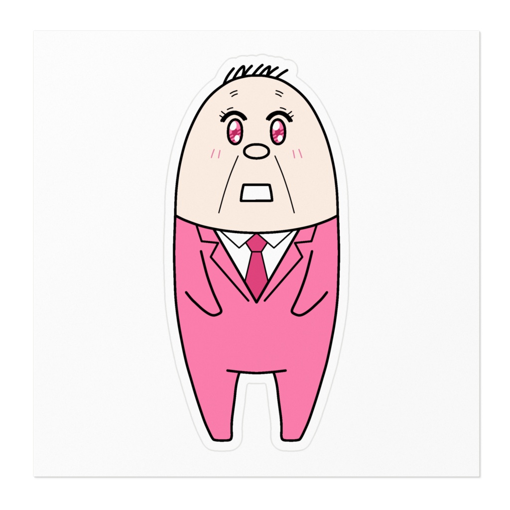 もぶしゃちょステッカー