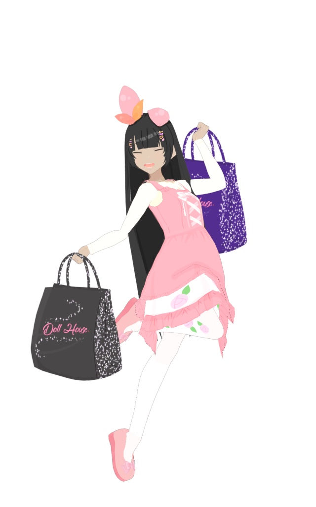 PNG shopping bags Doll house fandom