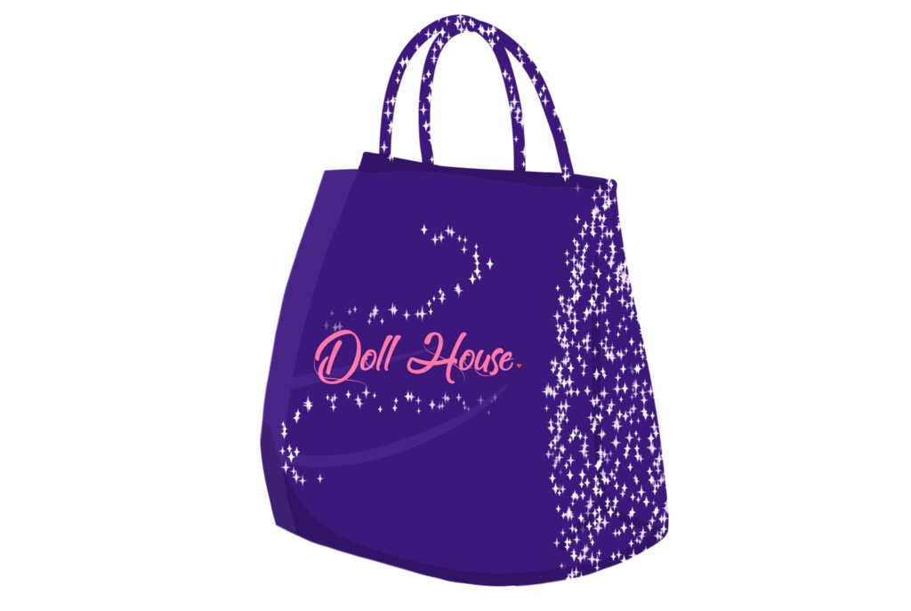 PNG shopping bags Doll house fandom