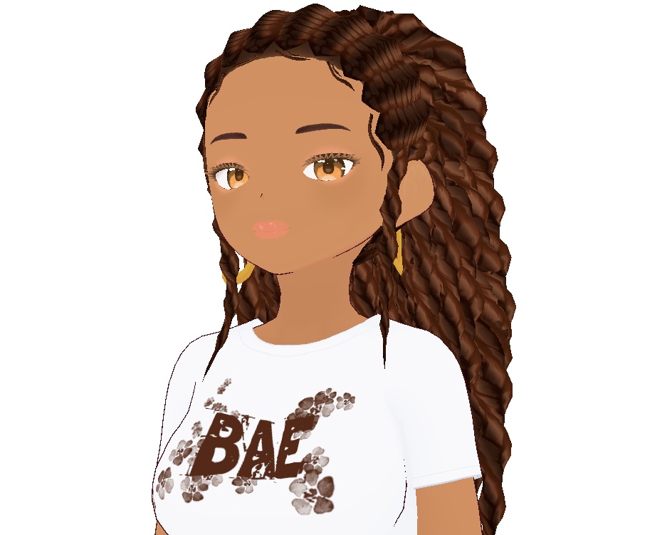 Dark n Lovely Braided Ponytail | ダークで素敵な三つ編みポニーテール