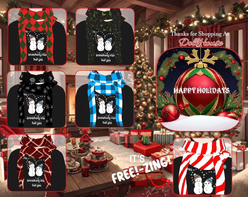 Holiday Scarves Bundle | ホリデースカーフ5バンドル
