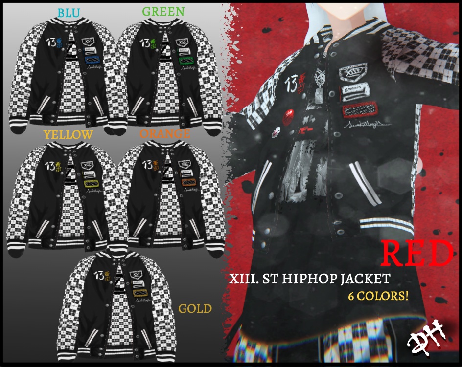 XIII ST. HipHop Jacket | 13 ストリート ヒップホップ ジャケット