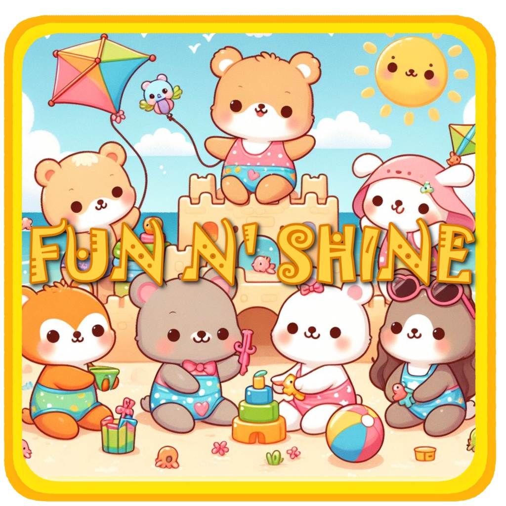 FREE FUN N' SHINE TEES X10