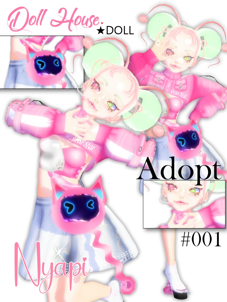 Vroid Adopt #001 Nyapi | Only 1 Available