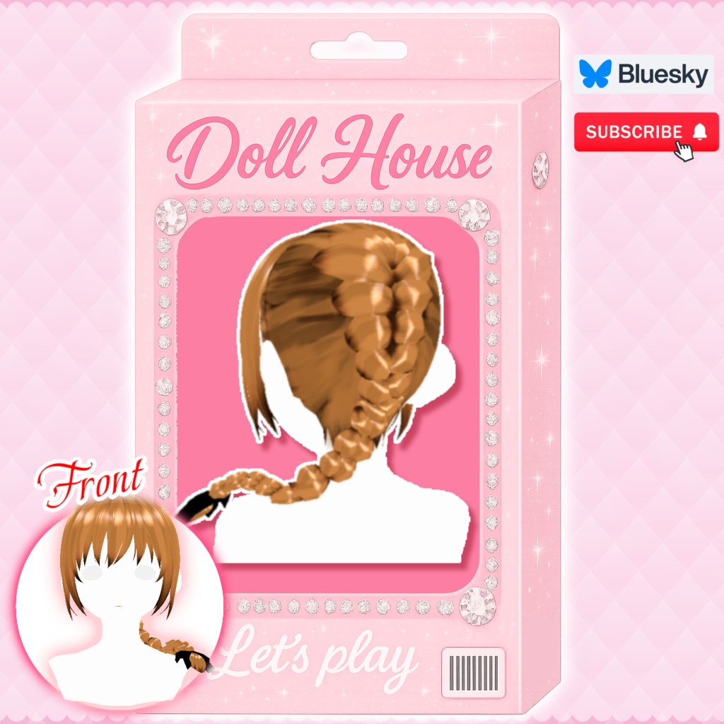 Golden French Vanilla Braid | 金色のフレンチバニラ編み髪