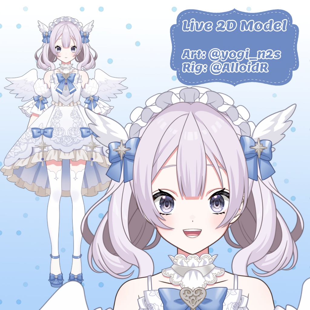 【live2dモデル】Angel Girl / 天使 女の子【汎用モデル】