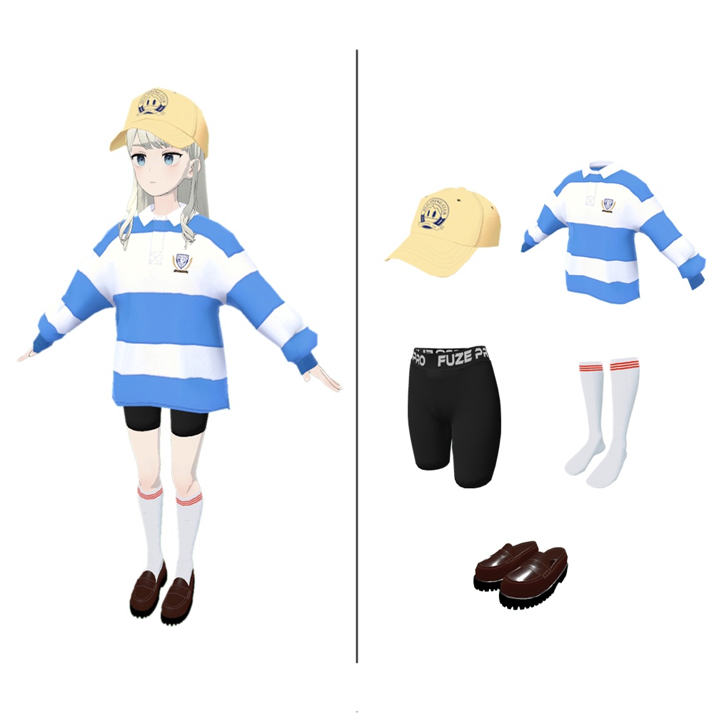 Grus専用 ボーダーポロコーデ セット