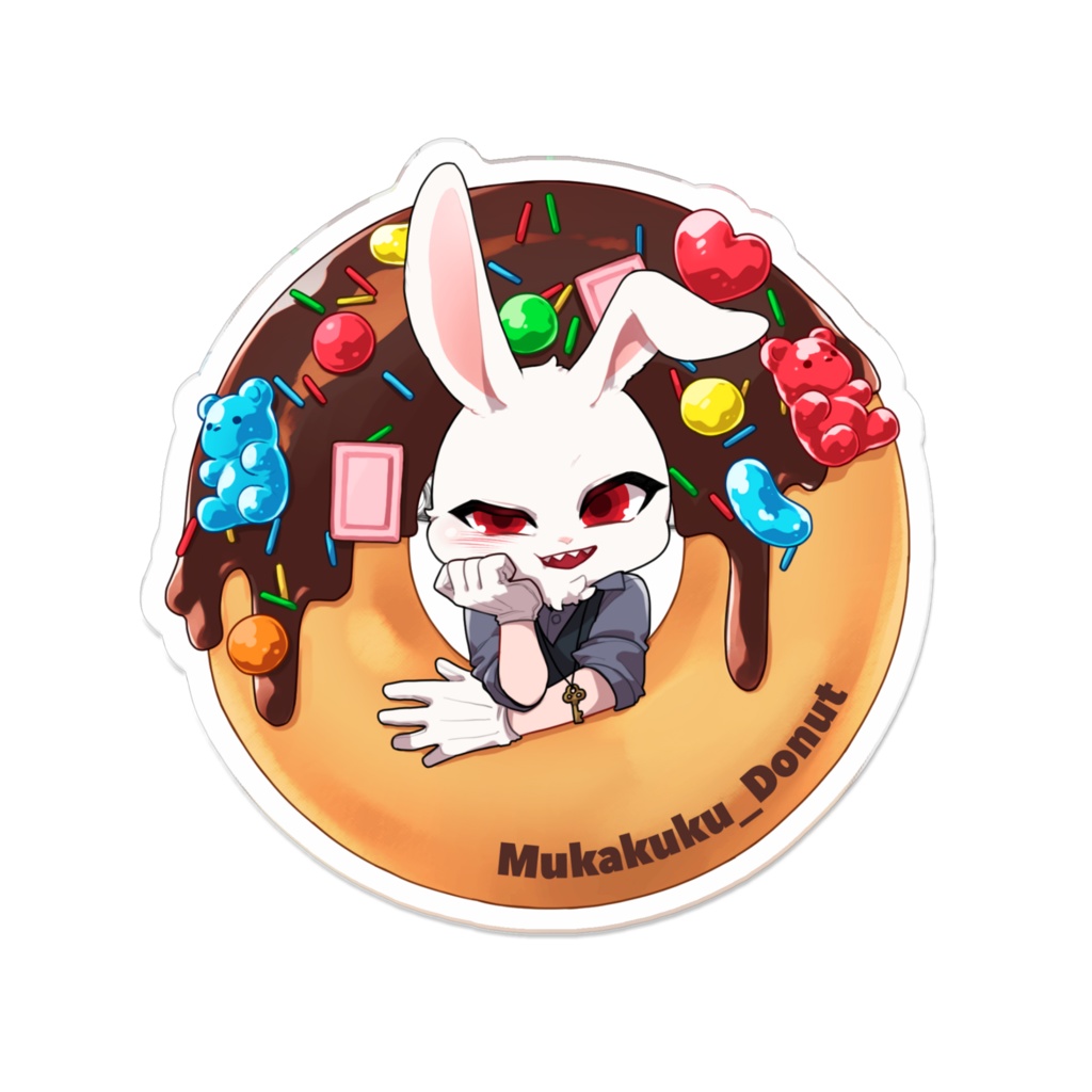 ムカククドーナツ🍩アクリルバッチ