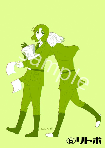 【APH】ポストカード④~⑥