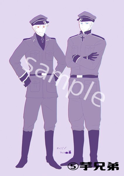 【APH】ポストカード④~⑥