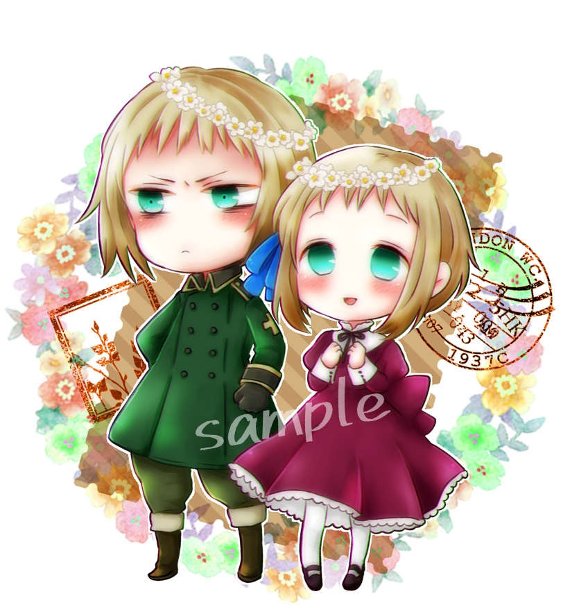 【APH】アクリルキーホルダー⑨【中立兄妹】
