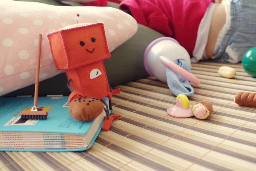 はたらくロボのフェルトぬいぐるみ