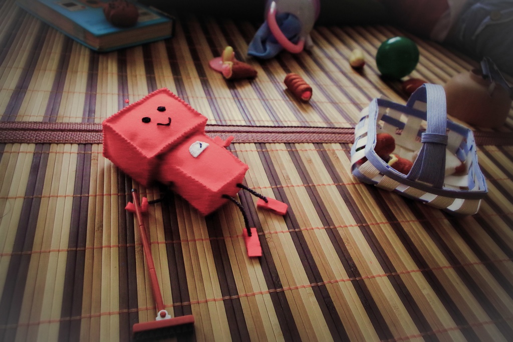 はたらくロボのフェルトぬいぐるみ