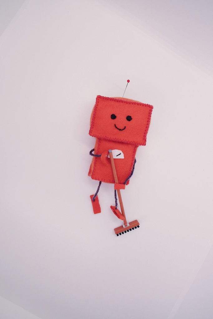 はたらくロボのフェルトぬいぐるみ