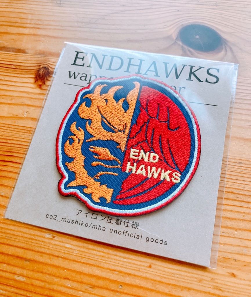 ENDHAWKS刺繍ワッペン