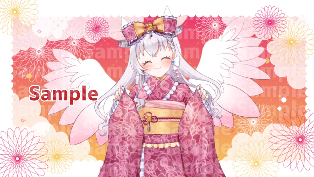 【動く!Live2Dアイテム】お正月着物アイテム+おまけ