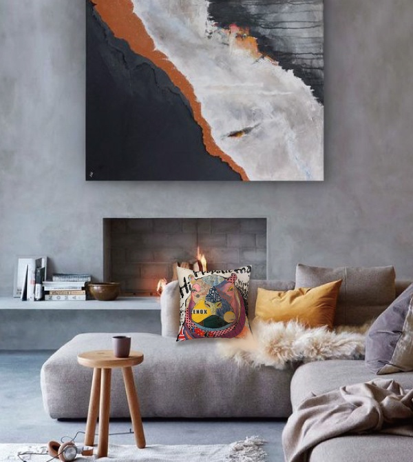 かばのクッションカバー