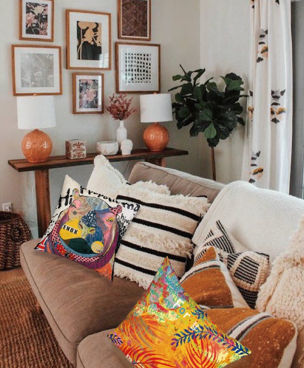 かばのクッションカバー