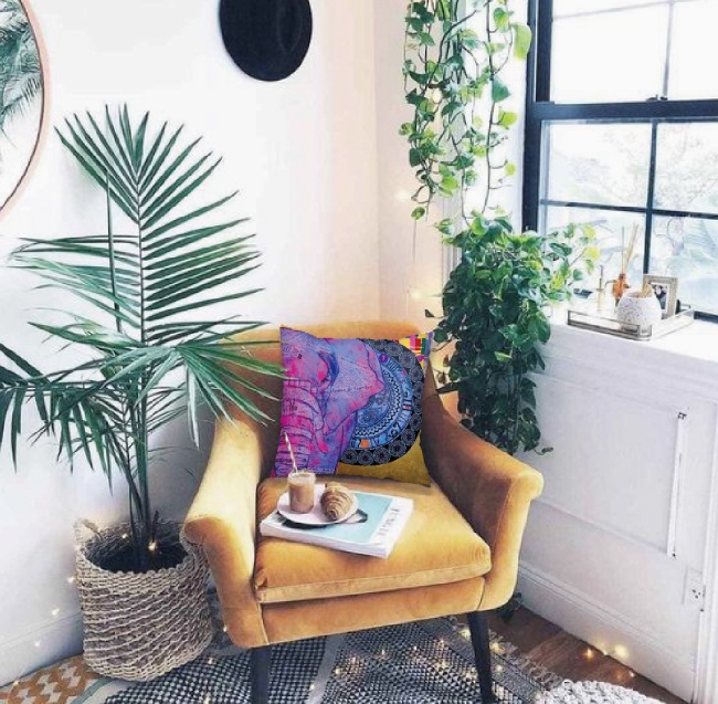 ぞうのクッションカバー