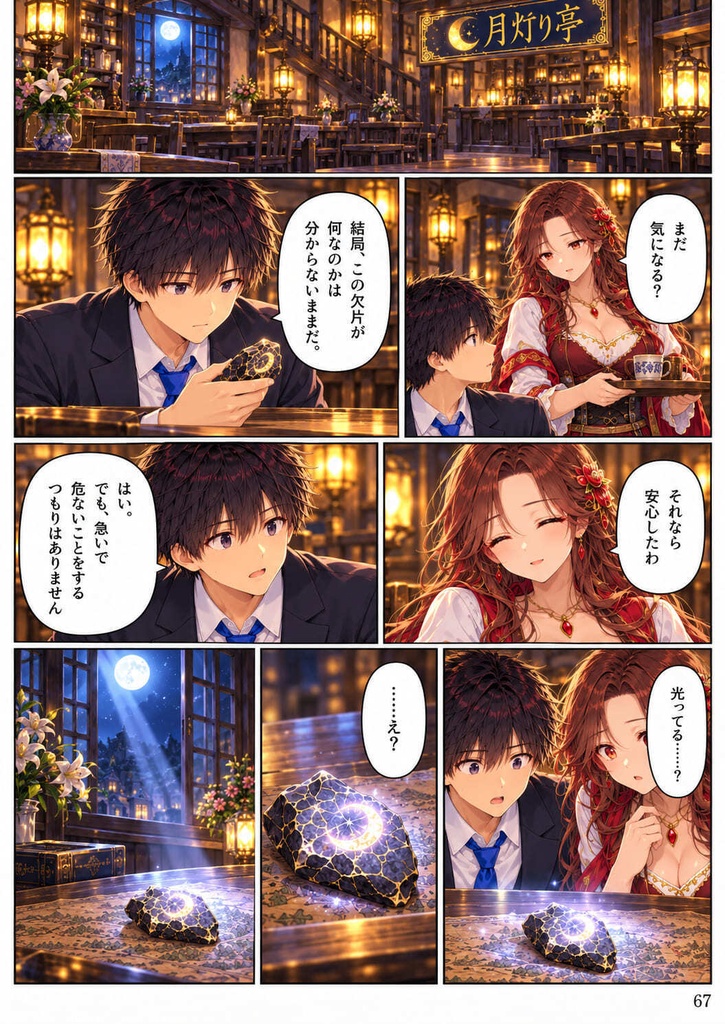 【全11話・約110P・フルカラー】異世界転移したら美女だらけの宿屋に就職しました!? 第1部 ~月灯り亭と月の道~本編