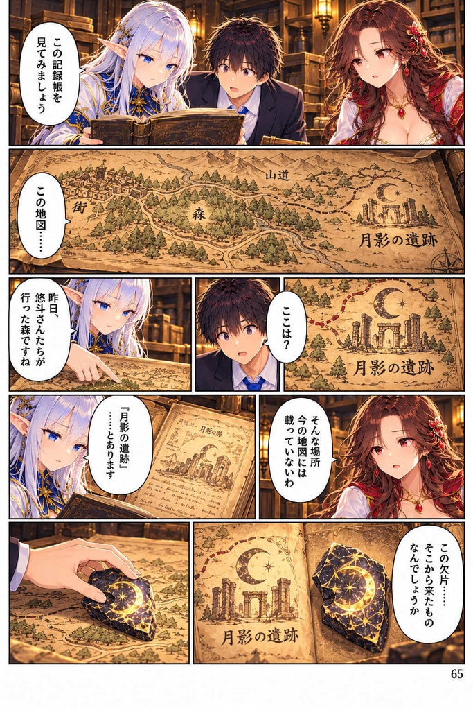 【全11話・約110P・フルカラー】異世界転移したら美女だらけの宿屋に就職しました!? 第1部 ~月灯り亭と月の道~本編