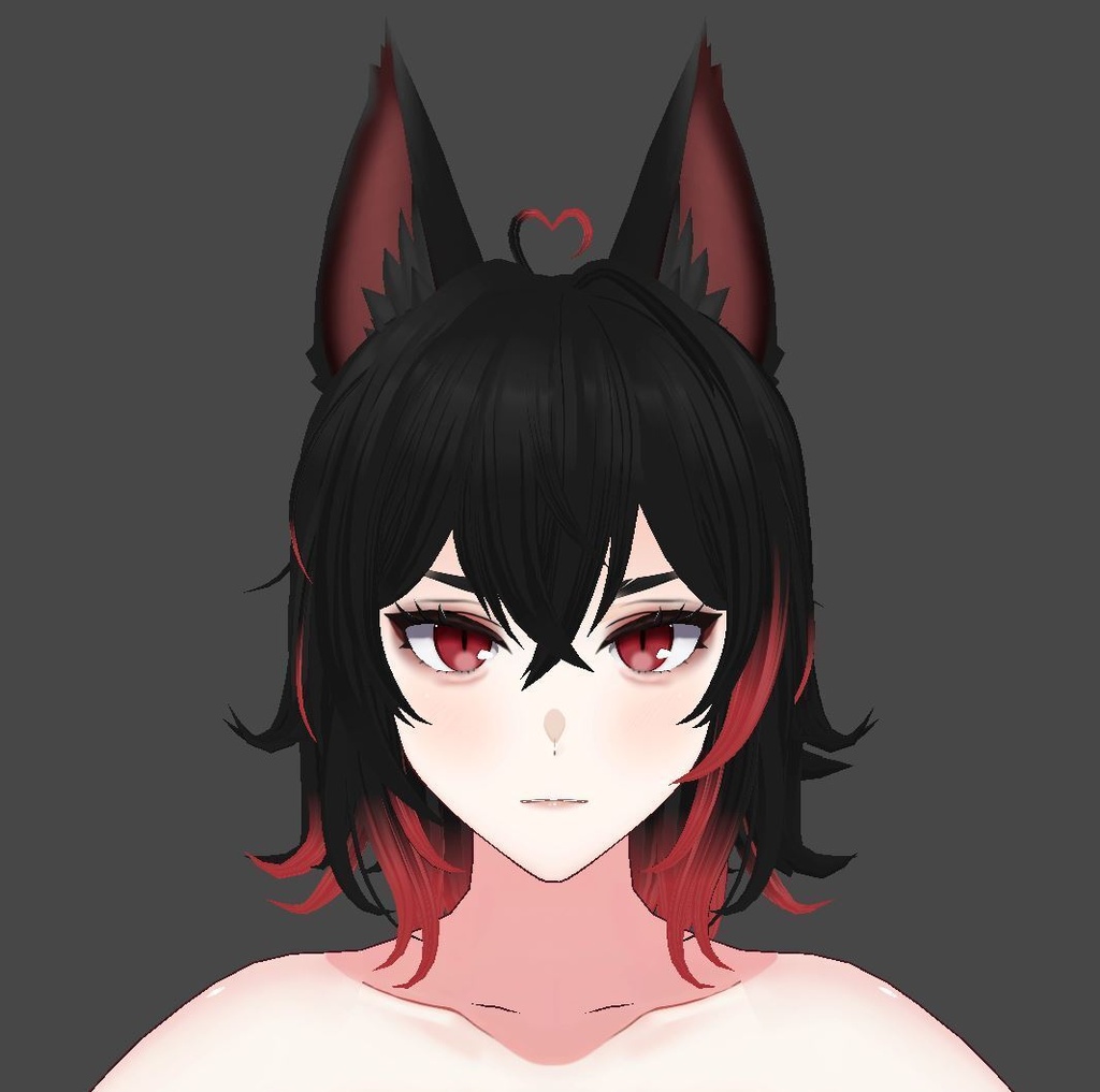 Ombre Cat Hairstyle [VRoid]