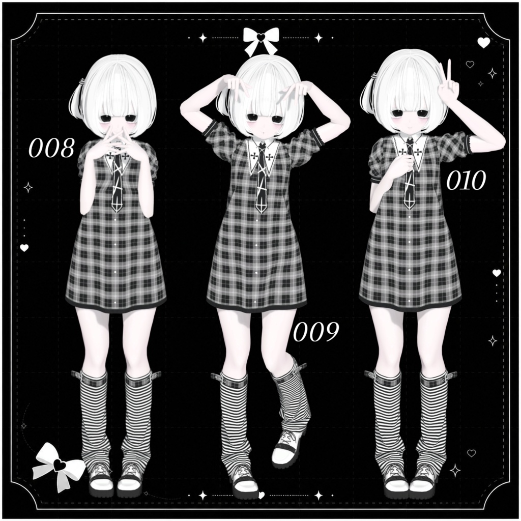 【FREE/無料有】なんかかわいい Pose Set