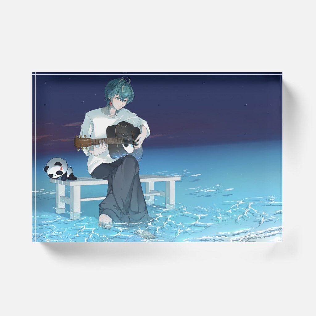 【めがぷてら】めぷうた夏アクリルブロック