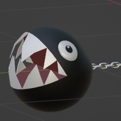 【VRChat対応】顔つき鉄球（決してワ●ワンではありません！）