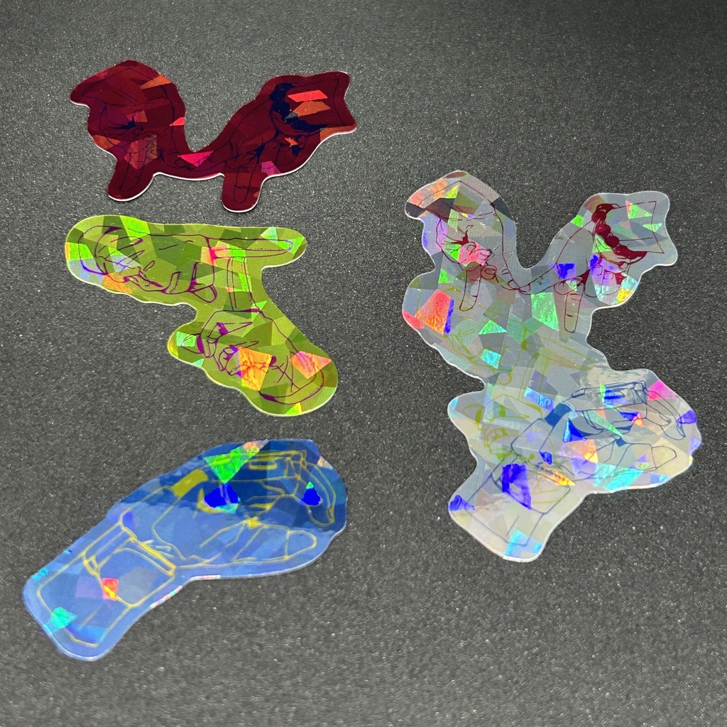 はまのきらきらすてっかーせっと+