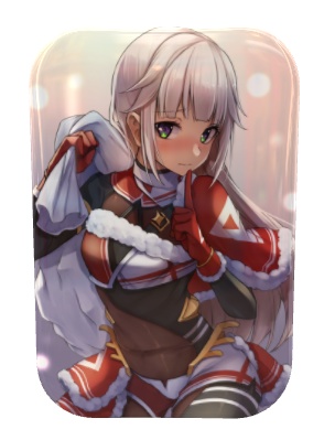 時雨ミト四角 缶バッジ 77×51mm