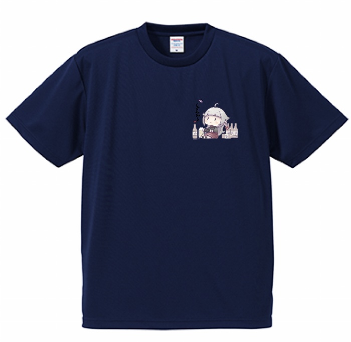 【リニューアル/ドライ素材+UV加工+新色】時雨ミトゆるふわ飲酒ゲーミングTシャツ