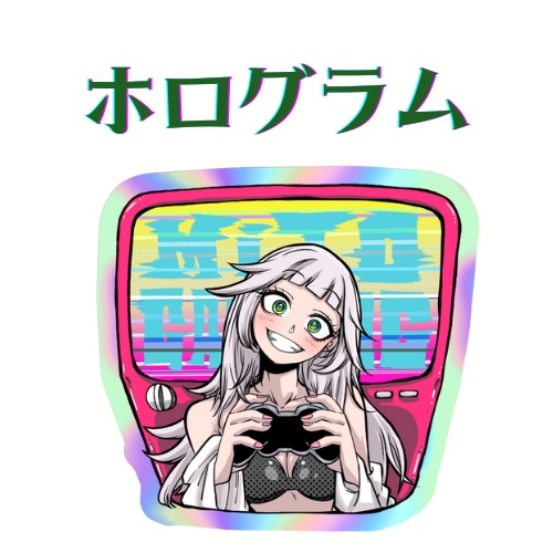 【キラキラリニューアル】オリジナルステッカー4点セット