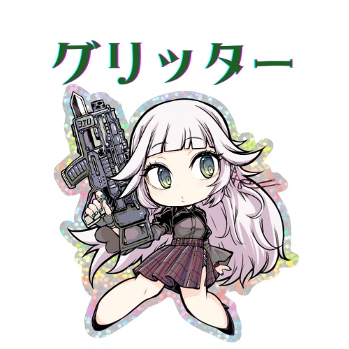 【キラキラリニューアル】オリジナルステッカー4点セット