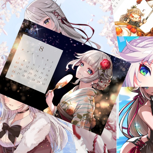 時雨ミト2025年カレンダー!【4月始まり】