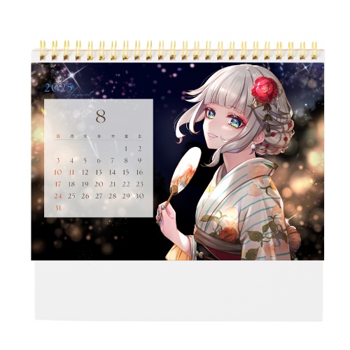 時雨ミト2025年カレンダー!【4月始まり】