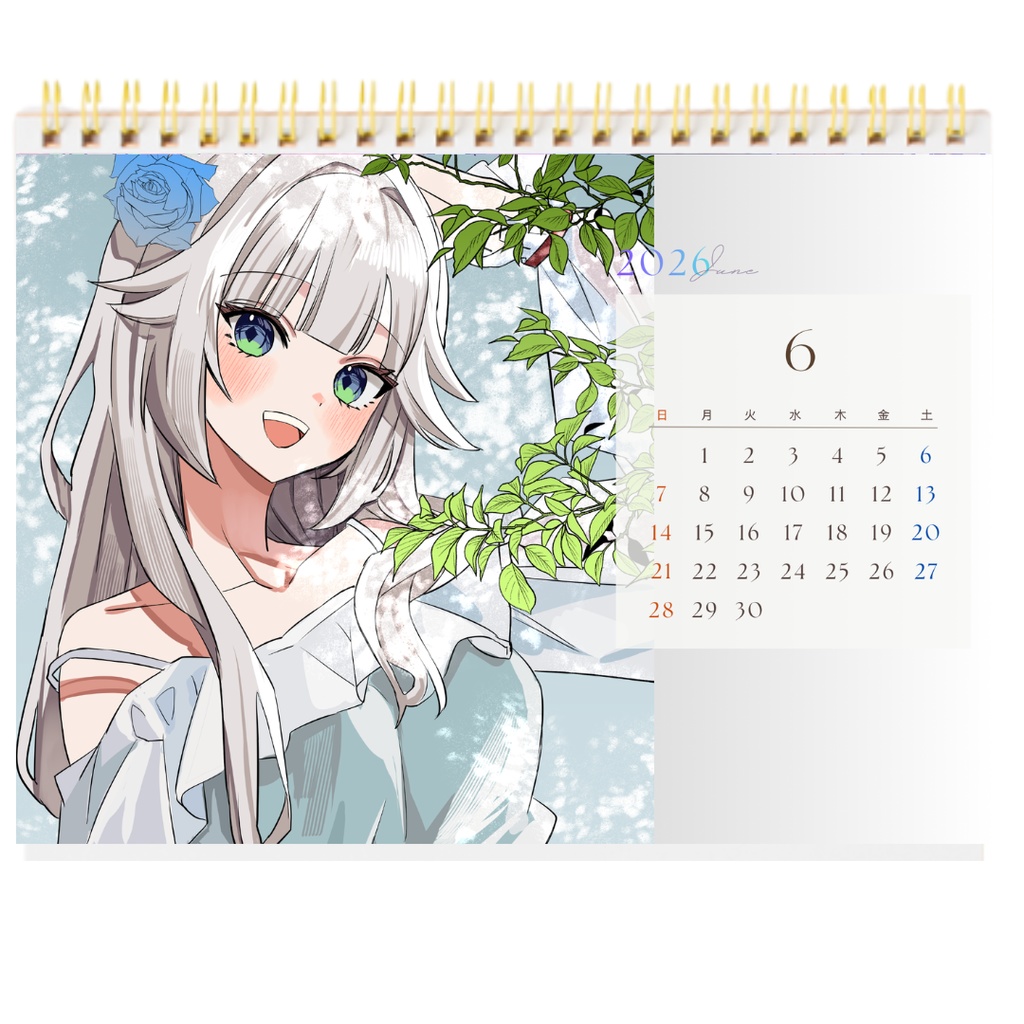 【壁紙DL付】時雨ミト2026年カレンダー