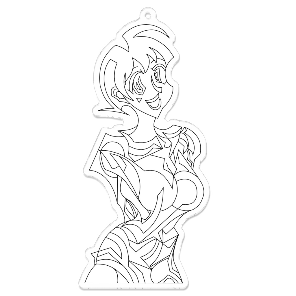 1月線画アクキー