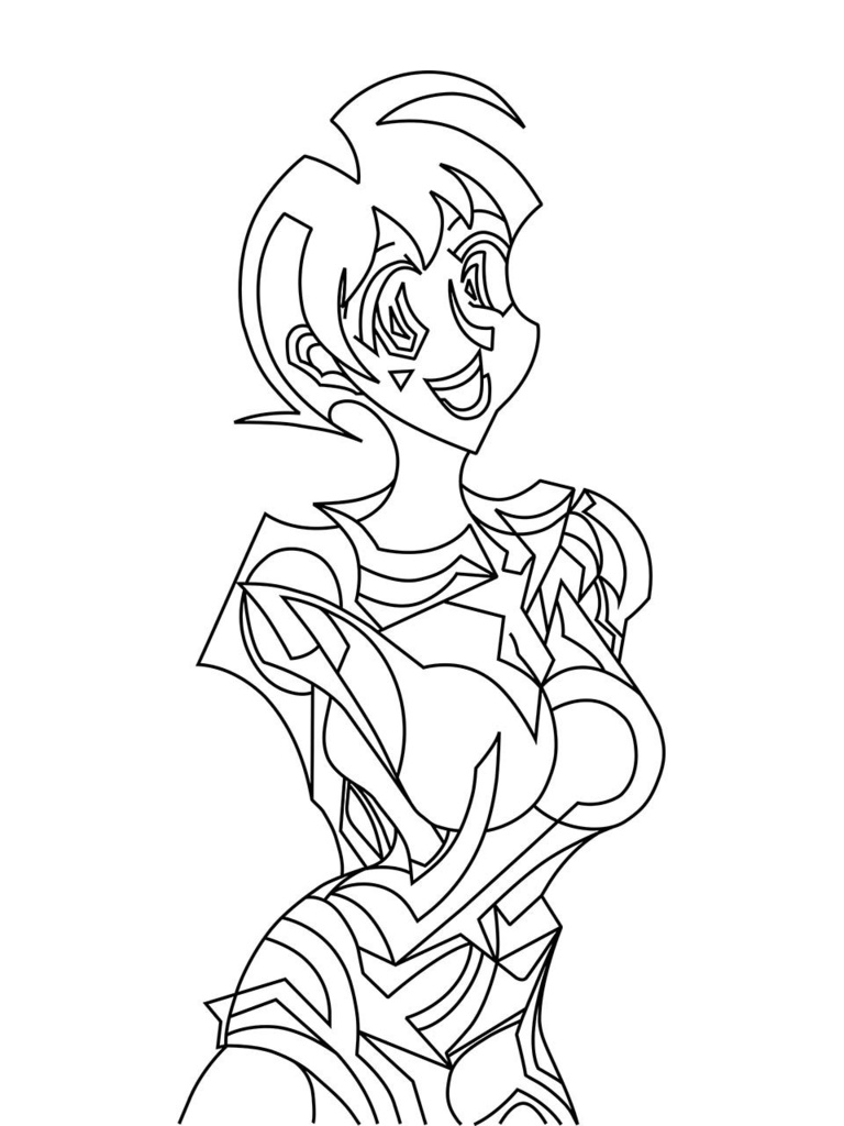 1月線画アクキー