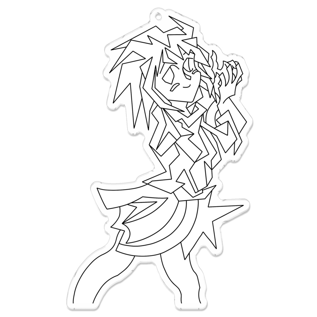 4月線画アクキー