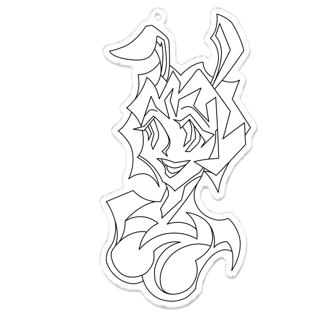 5月線画アクキー