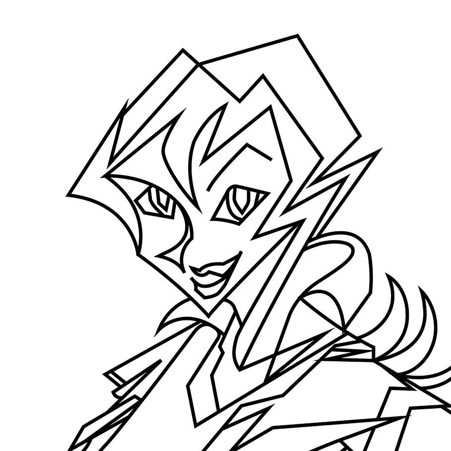 8月線画缶バッジ