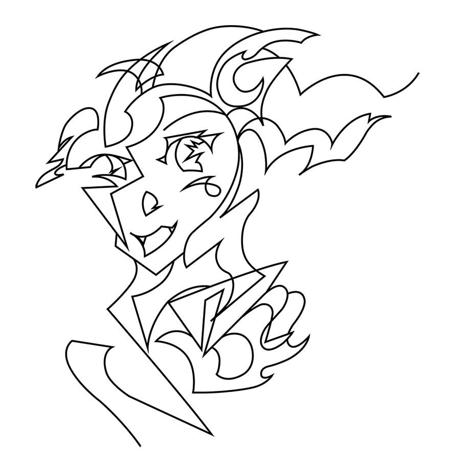 ねこのこ線画缶バッジ