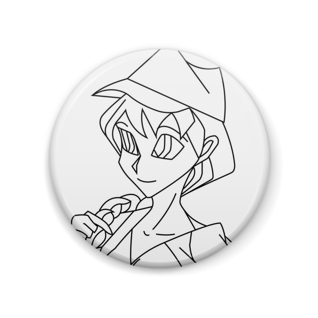 活発なこ線画缶バッジ改